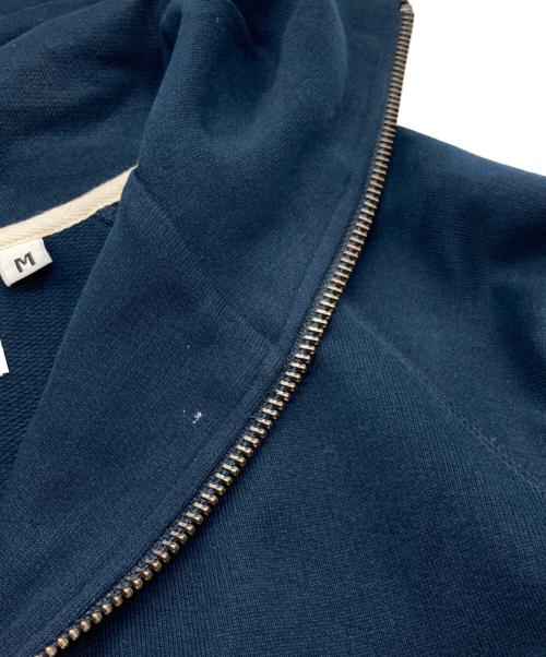 OUT LAND（アウトランド）OUT LAND (アウトランド) ハーフジップスウェット ネイビー サイズ:Mの古着・服飾アイテム