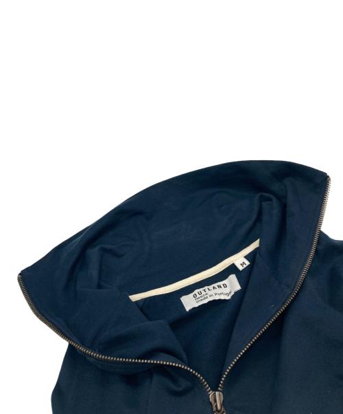 OUT LAND（アウトランド）OUT LAND (アウトランド) ハーフジップスウェット ネイビー サイズ:Mの古着・服飾アイテム