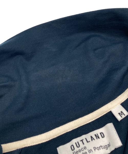 OUT LAND（アウトランド）OUT LAND (アウトランド) ハーフジップスウェット ネイビー サイズ:Mの古着・服飾アイテム