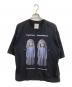 SHAREEF（シャリーフ）の古着「双子プリントTシャツ」｜ブラック
