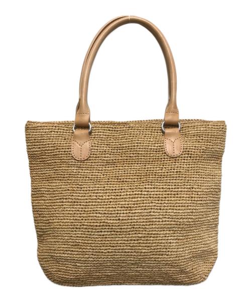 HELEN KAMINSKI（ヘレンカミンスキー）HELEN KAMINSKI (ヘレンカミンスキー) カゴバッグ ベージュの古着・服飾アイテム