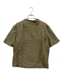 TOGA PULLA（トーガ プルラ）の古着「18AW Polyester twill S/S blouse」｜オリーブ