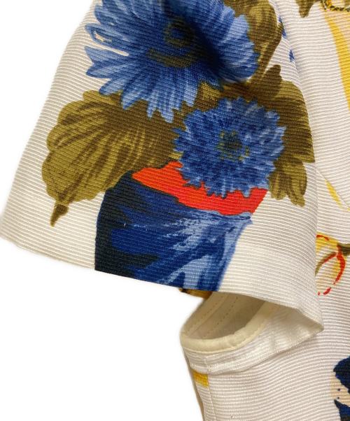 M'S GRACY（エムズグレイシー）M'S GRACY (エムズグレイシー) 花柄ワンピース ホワイト サイズ:SIZE 38の古着・服飾アイテム