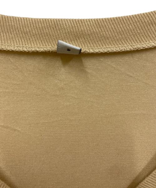 ADAM ET ROPE FEMME（アダムエロペファム）ADAM ET ROPE FEMME (アダムエロペファム) BASERANGE (ベースレンジ) TEE SHIRT ベージュ サイズ:SIZE Sの古着・服飾アイテム