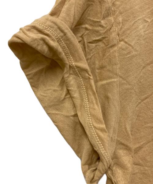 ADAM ET ROPE FEMME（アダムエロペファム）ADAM ET ROPE FEMME (アダムエロペファム) BASERANGE (ベースレンジ) TEE SHIRT ベージュ サイズ:SIZE Sの古着・服飾アイテム