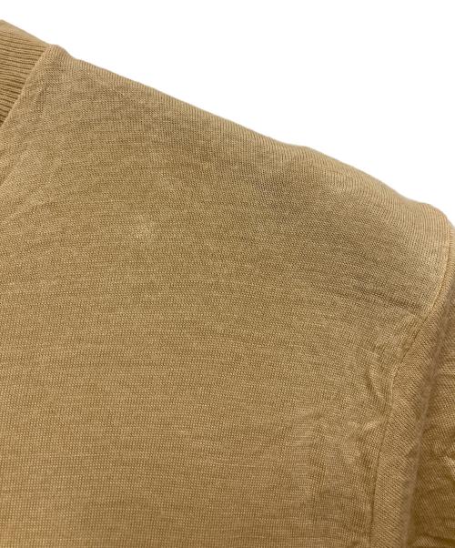 ADAM ET ROPE FEMME（アダムエロペファム）ADAM ET ROPE FEMME (アダムエロペファム) BASERANGE (ベースレンジ) TEE SHIRT ベージュ サイズ:SIZE Sの古着・服飾アイテム