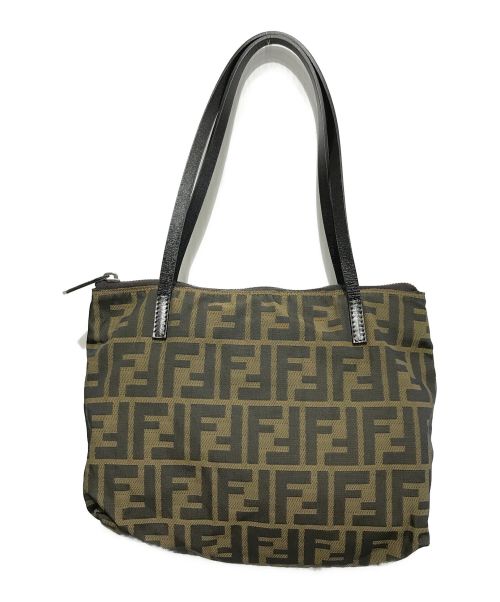 FENDI（フェンディ）FENDI (フェンディ) ズッカ柄ミニトートバッグ ブラウン サイズ:ーの古着・服飾アイテム