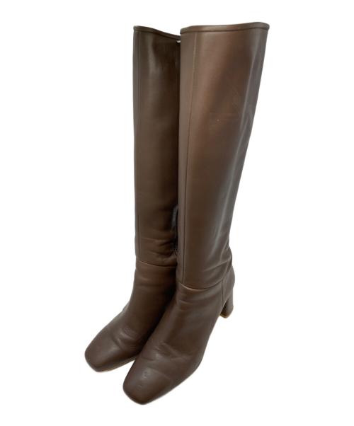 DIANA（ダイアナ）DIANA (ダイアナ) 美脚シンプルロングブーツ ブラウン サイズ:SIZE 24cmの古着・服飾アイテム