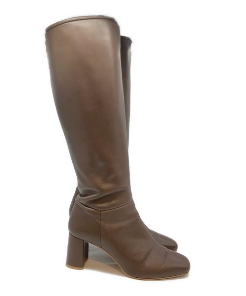 DIANA（ダイアナ）DIANA (ダイアナ) 美脚シンプルロングブーツ ブラウン サイズ:SIZE 24cmの古着・服飾アイテム