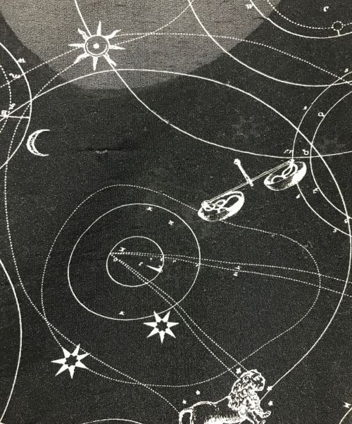 LE CIEL BLEU（ルシェルブルー）LE CIEL BLEU (ルシェルブルー) Zodiac Tattoo Sheer Top ブラック サイズ:36の古着・服飾アイテム