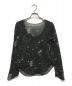 LE CIEL BLEU (ルシェルブルー) Zodiac Tattoo Sheer Top ブラック サイズ:36：4000円