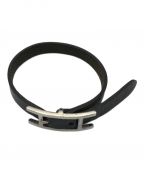 HERMESエルメス）の古着「ベルトブレスレット」｜ブラック