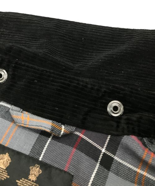 Barbour（バブアー）Barbour (バブアー) OS BORDER オイルドコート ブラック サイズ:36の古着・服飾アイテム