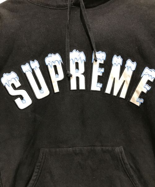 SUPREME（シュプリーム）SUPREME (シュプリーム) Icy Arc Hooded Sweatshirt ブラック サイズ:Mの古着・服飾アイテム