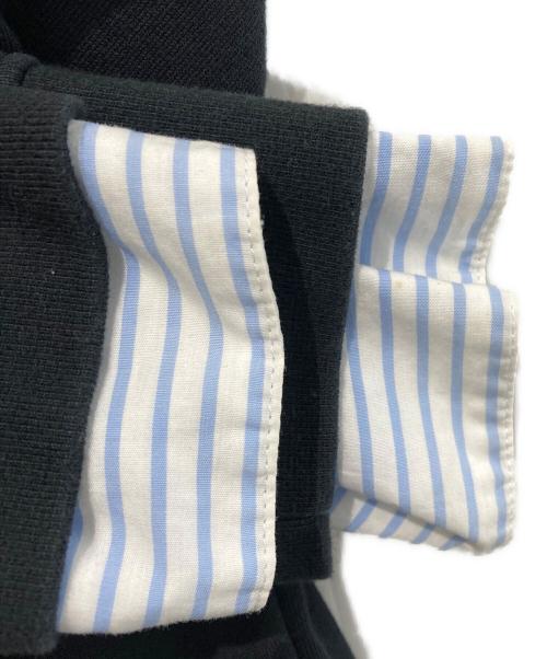 N°21 numero ventuno（ヌメロヴェントゥーノ）N°21 NUMERO VENTUNO (ヌメロヴェントゥーノ) フードプリントジップパーカー ブラック サイズ:Mの古着・服飾アイテム