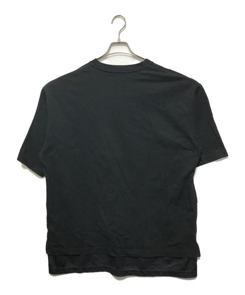 N°21 numero ventuno（ヌメロヴェントゥーノ）N°21 numero ventuno (ヌメロヴェントゥーノ) FILA (フィラ) メッシュレイヤードプリントTシャツ ブラック サイズ:XLの古着・服飾アイテム