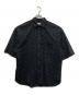 MAISON SPECIAL（メゾンスペシャル）の古着「フラワー刺繍プライムオーバーシャツ」｜ブラック