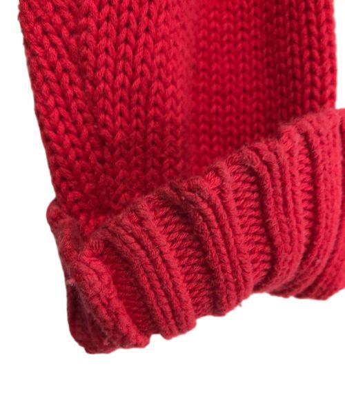 stussy（ステューシー）stussy (ステューシー) 古着星条旗ニット レッド サイズ:Mの古着・服飾アイテム