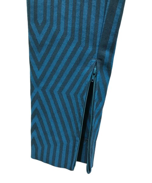ISSEY MIYAKE（イッセイミヤケ）ISSEY MIYAKE (イッセイミヤケ) 柄パンツ ネイビー サイズ:1の古着・服飾アイテム