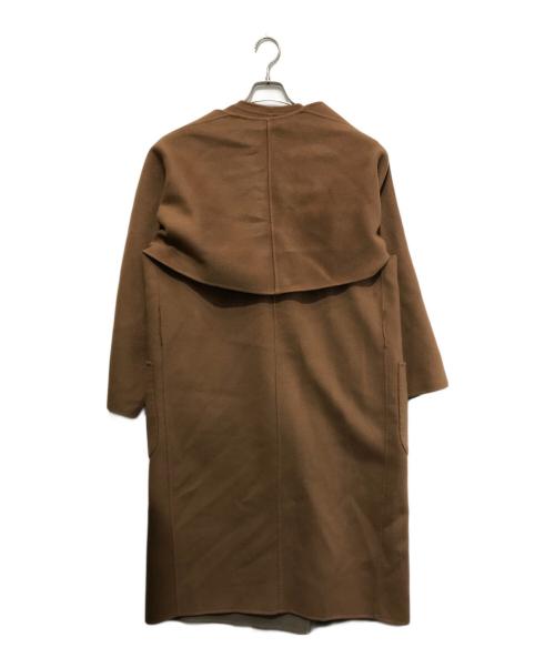 6(ROKU) BEAUTY&YOUTH（ロク ビューティーアンドユース）6(ROKU) BEAUTY&YOUTH (ロク ビューティーアンドユース) REVER VEST×BOLERO COAT ブラウン サイズ:36の古着・服飾アイテム