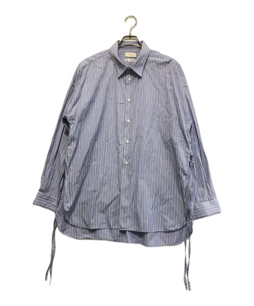 Toironier（トワロニエ）Toironier (トワロニエ) ストライプシャツ ブルー サイズ:Fの古着・服飾アイテム