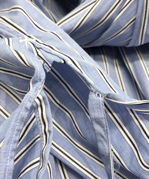 Toironier（トワロニエ）Toironier (トワロニエ) ストライプシャツ ブルー サイズ:Fの古着・服飾アイテム