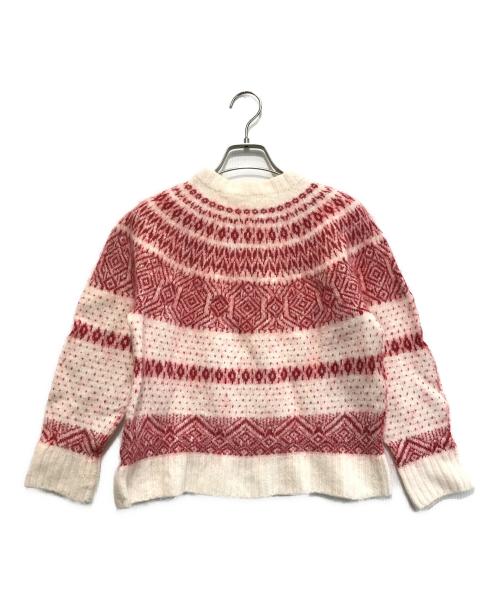 DRESSTERIOR（ドレステリア）DRESSTERIOR (ドレステリア) 22AW ノルディックジャガードニット ホワイト×レッド サイズ:38の古着・服飾アイテム