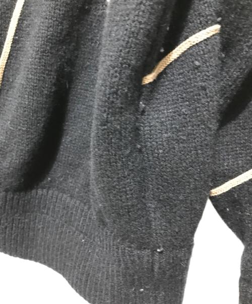 taupe（トープ）TAUPE (トープ) アーガイルカーディガン ホワイト×ブラック サイズ:3の古着・服飾アイテム