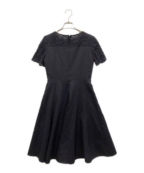 ANAYI（アナイ）ANAYI (アナイ) レース切替ワンピース ネイビー サイズ:SIZE M (38)の古着・服飾アイテム
