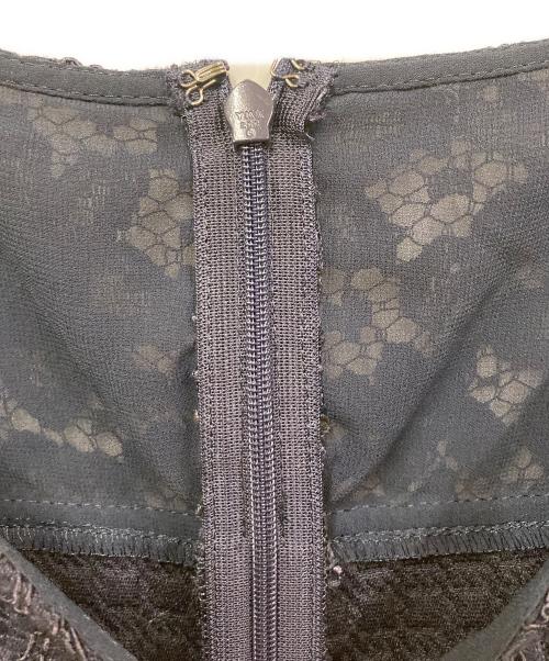 ANAYI（アナイ）ANAYI (アナイ) レース切替ワンピース ネイビー サイズ:SIZE M (38)の古着・服飾アイテム