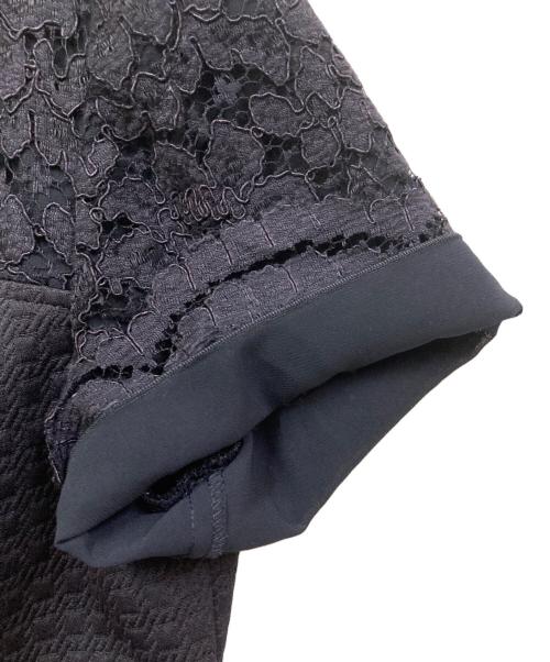 ANAYI（アナイ）ANAYI (アナイ) レース切替ワンピース ネイビー サイズ:SIZE M (38)の古着・服飾アイテム