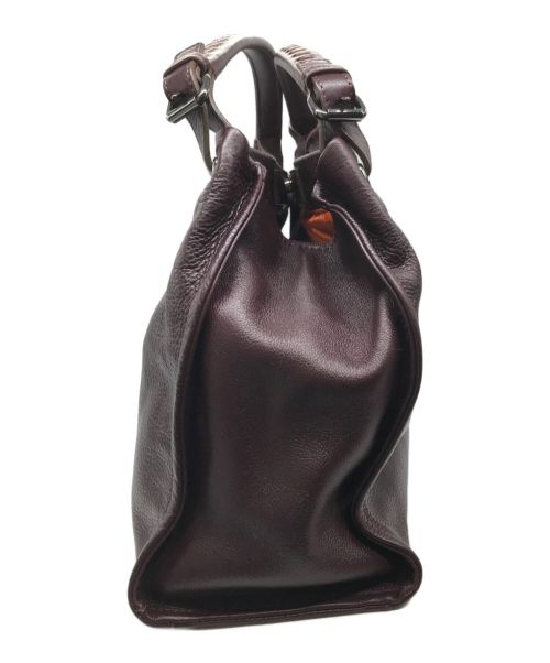 土屋鞄（ツチヤカバン）土屋鞄 (ツチヤカバン) クラルテ アークキャリートートバッグ パープル サイズ:ーの古着・服飾アイテム