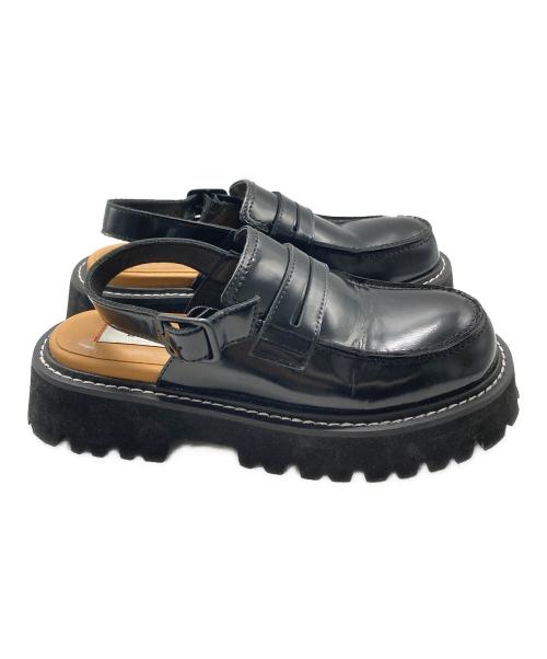 ENFOLD（エンフォルド）ENFOLD (エンフォルド) BELTED LOAFERS ブラック サイズ:37の古着・服飾アイテム