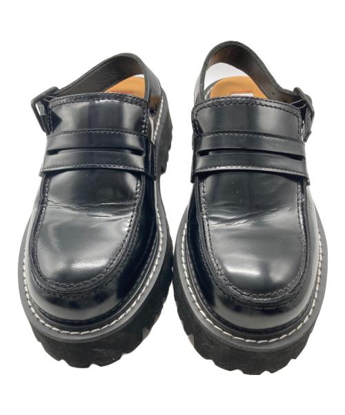 ENFOLD（エンフォルド）ENFOLD (エンフォルド) BELTED LOAFERS ブラック サイズ:37の古着・服飾アイテム