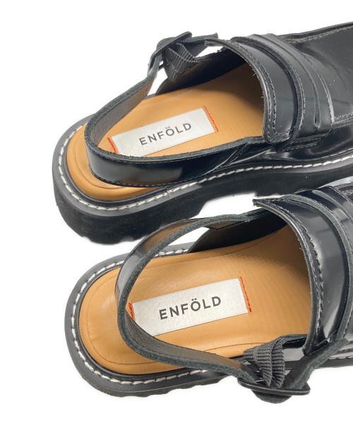 ENFOLD（エンフォルド）ENFOLD (エンフォルド) BELTED LOAFERS ブラック サイズ:37の古着・服飾アイテム