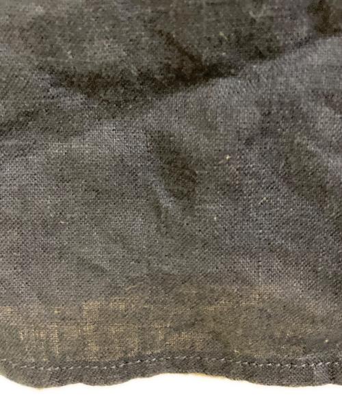 POLO RALPH LAUREN（ポロ・ラルフローレン）POLO RALPH LAUREN (ポロ・ラルフローレン) フレンチスリーブQRタグB.D.刺繍リネンシャツ ネイビー サイズ:SIZE Lの古着・服飾アイテム