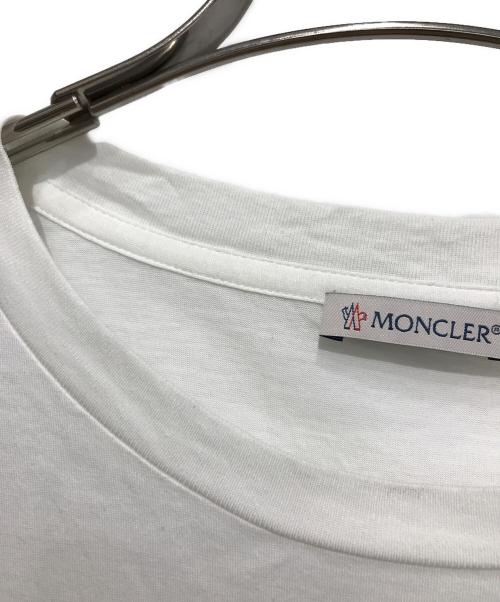 MONCLER（モンクレール）MONCLER (モンクレール) T-SHIRT GIROCOLLO ホワイト サイズ:Mの古着・服飾アイテム