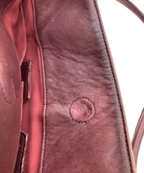 BURBERRY BLUE LABEL（バーバリー ブルー レーベル）BURBERRY BLUE LABEL (バーバリー ブルー レーベル) コーデュロイショルダーバッグ ピンクの古着・服飾アイテム