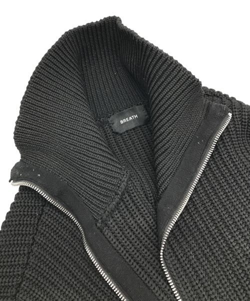 BREATH（ブレス）BREATH (ブレス) 23AW DRIVERS KNIT JACKET ブラック サイズ:Lの古着・服飾アイテム