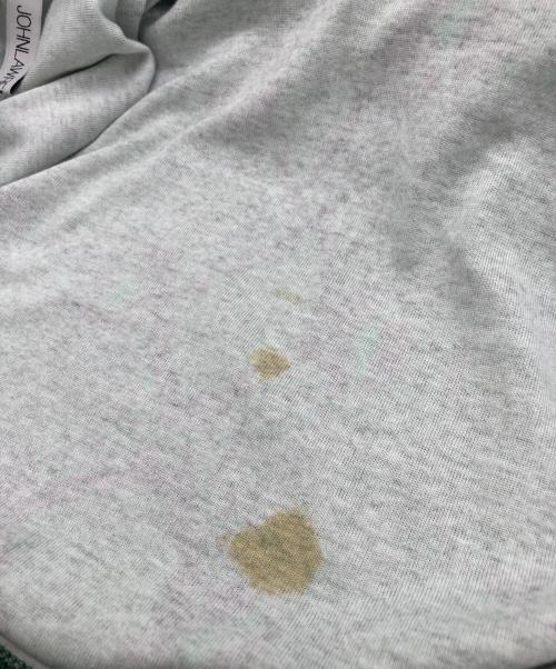 JOHN LAWRENCE SULLIVAN（ジョン ローレンス サリバン）JOHN LAWRENCE SULLIVAN ULLIVAN PYTHON PRINTED COTTON TURTLE NECK TOP（パイソンプリンティドコットンタートルネックトップ） グリーン×ブラック サイズ:Lの古着・服飾アイテム