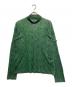 JOHN LAWRENCE SULLIVAN（ジョン ローレンス サリバン）の古着「ULLIVAN PYTHON PRINTED COTTON TURTLE NECK TOP（パイソンプリンティドコットンタートルネックトップ）」｜グリーン×ブラック
