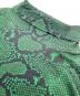 中古・古着 JOHN LAWRENCE SULLIVAN ULLIVAN PYTHON PRINTED COTTON TURTLE NECK TOP（パイソンプリンティドコットンタートルネックトップ） グリーン×ブラック サイズ:L：5000円