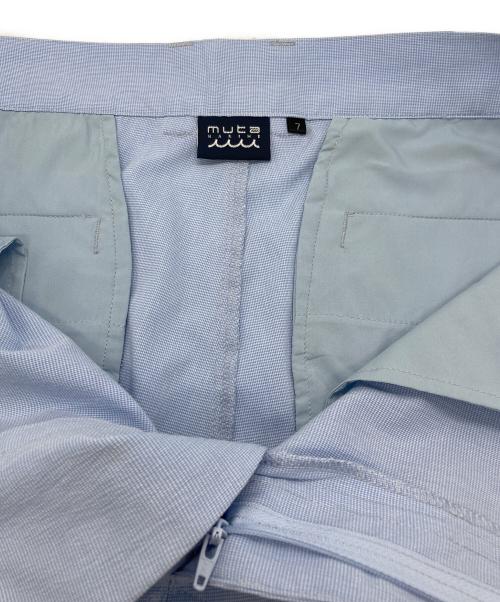 muta MARINE（ムータマリン）muta MARINE (ムータマリン) クイックドライ ストレッチスラックスパンツ スカイブルー サイズ:7の古着・服飾アイテム