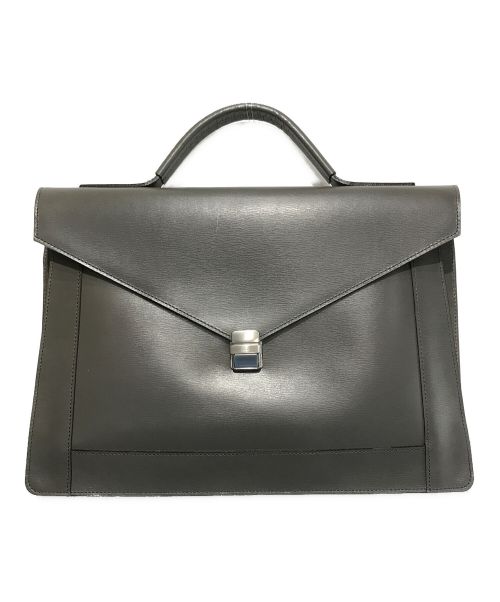 aniary（アニアリ）aniary (アニアリ) インヘリタンスレザーブリーフケース グレー サイズ:ーの古着・服飾アイテム