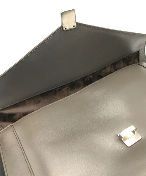 aniary（アニアリ）aniary (アニアリ) インヘリタンスレザーブリーフケース グレー サイズ:ーの古着・服飾アイテム