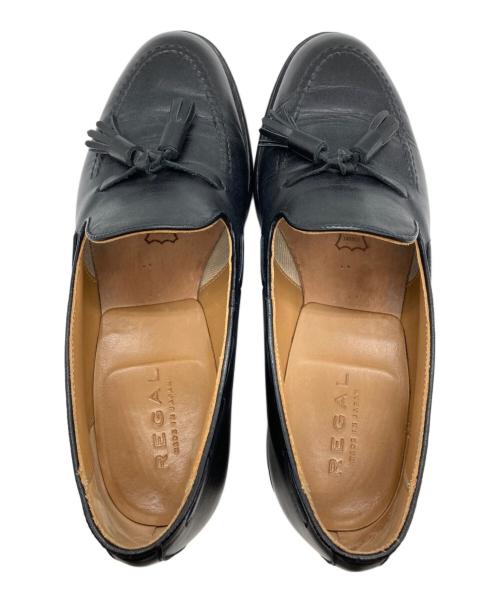 REGAL（リーガル）REGAL (リーガル) フリンジローファー ブラック サイズ:24.5の古着・服飾アイテム