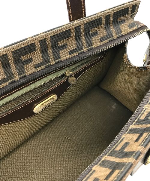 FENDI（フェンディ）FENDI (フェンディ) ズッカ柄ヴィンテージハンドバッグ ブラウン サイズ:ーの古着・服飾アイテム