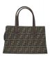 FENDI (フェンディ) ズッカ柄ヴィンテージハンドバッグ ブラウン サイズ:ー：44000円