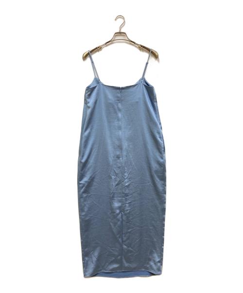 THE NEWHOUSE（ザ ニューハウス）THE NEWHOUSE (ザ ニューハウス) サテンキャミソールワンピース ブルー サイズ:SIZE XSの古着・服飾アイテム