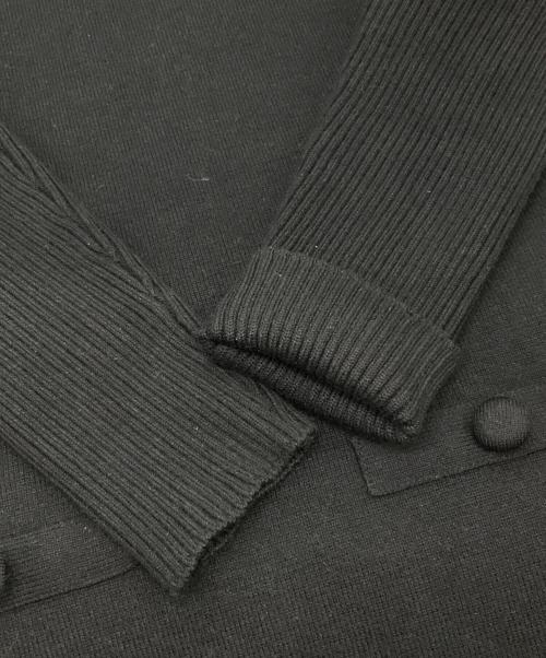 darich（ダーリッチ）darich (ダーリッチ) ファードッキングニットミニワンピース ブラック サイズ:FREEの古着・服飾アイテム